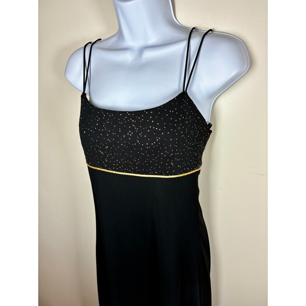 Vintage Y2K HOCO Babydoll Gown Size M Glam Sparkle Glitter Whimsigoth Occasion